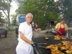 Hard working volunteers - Big Greek Food Fest, Niles
