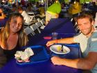 Participants enjoying the Big Greek Food Fest of Niles Participants enjoying the Big Greek Food Fest of Niles