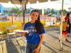 Fest greeter at The Big Greek Food Fest of Niles