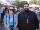 Church leader and friend - Oak Lawn Greek Fest at St. Nicholas Church leader and friend - Oak Lawn Greek Fest at St. Nicholas