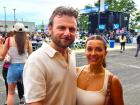 Participants enjoying St Demetrios Greek Fest in Elmhurst