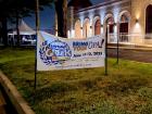 Entrance at the St Demetrios Greek Fest in Elmhurst