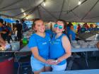 Friendly volunteers at the St. Nectarios Greek Fest in Palatine