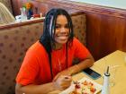 Happy customer at Annie's Pancake House in Skokie Happy customer at Annie's Pancake House in Skokie