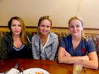 Friends enjoying lunch at Xando Cafe in Hickory Hills