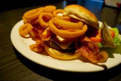 Jimmy D's District Restaurant in Arlington Heights cheeseburger