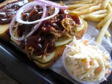 The Memphis pulled pork sandwich at Billy Boy's Restaurant in Chicago Ridge