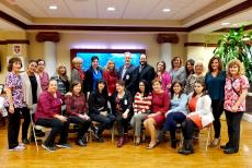 Friendly staff at the Greek American Rehabilitation & Care Centre in Wheeling