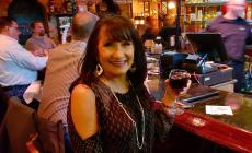 Customer enjoying drinks at Jimmy's Charhouse in Libertyville