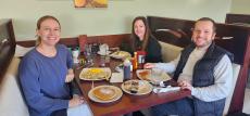 Friends enjoying breakfast at Maple Butter Cafe in Plainfield Friends enjoying breakfast at Maple Butter Cafe in Plainfield