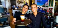 Friendly staff at Naxos, A Greek Island Restaurant in Itasca