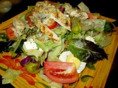The Mediterranean Salad at Rose Garden Cafe in Elk Grove Village