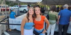 Friends enjoying The St. Nectarios Greekfest in Palatine
