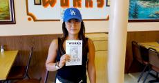 Loyal carryout customer at The Works Gyros in Glenview